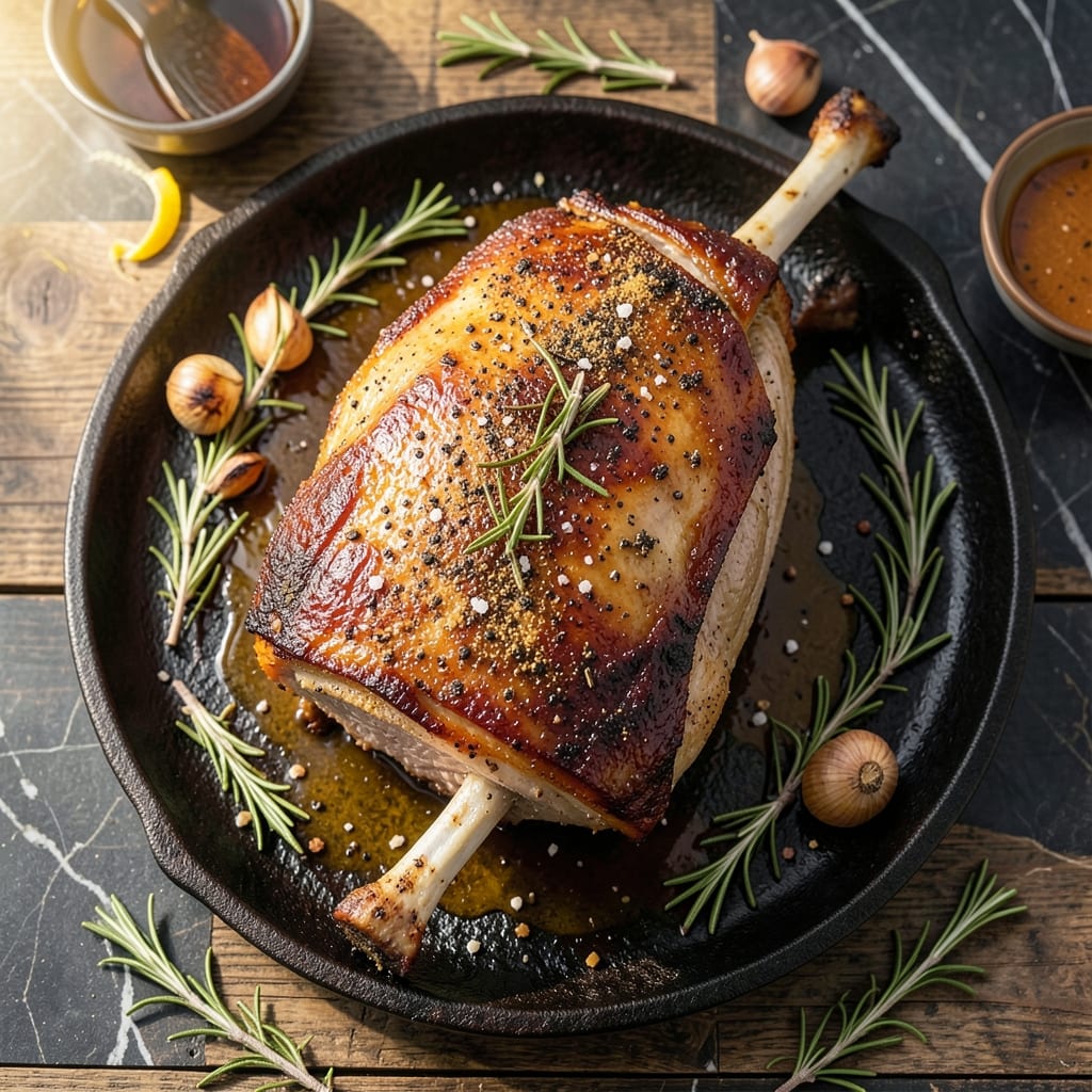 Pork Rib Roast Rotisserie Recipe: Self-Basting Juiciness on the Spit