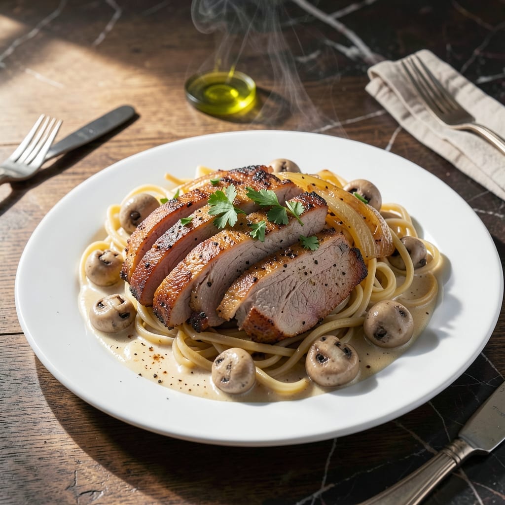 Leftover Roast Pork Stroganoff Recipe: Creamy Mushroom Sauce Revival