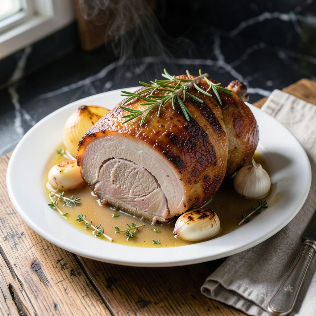 Pork Roast With Chicken Broth Recipe: Slow-Simmered Succulence With Herbed Depth