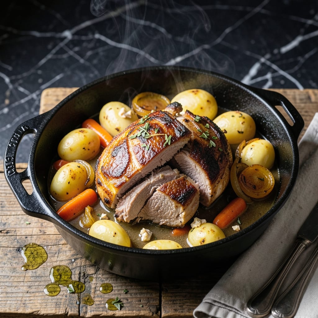Dutch Oven Pork Roast With Vegetables Recipe: One-Pot Savory Comfort