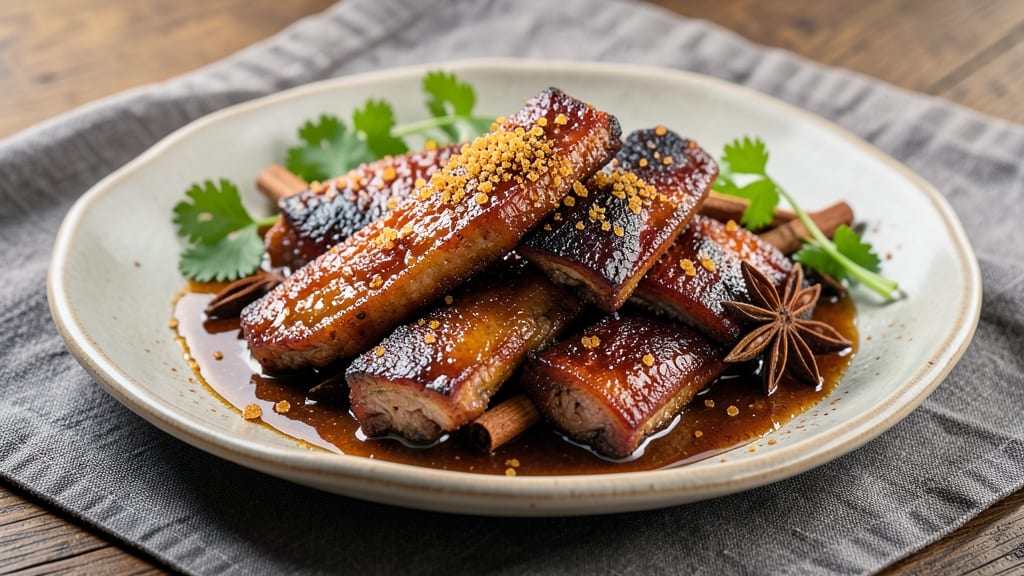 Chinese Braised Pork Spare Ribs Recipe: Slow-Simmered Five-Spice Depth
