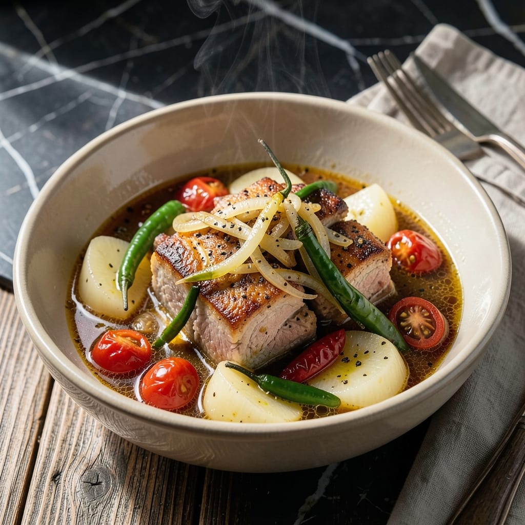 Pork Sinigang Recipe Slow Cooker: Tangy Tamarind Broth With Fork-Tender Pork
