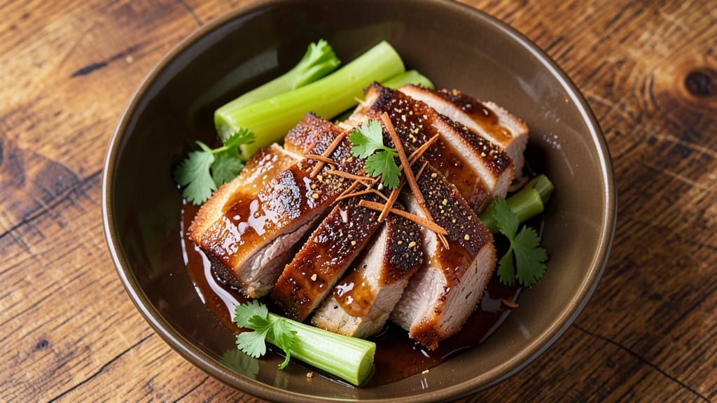 Cafe Rio Sweet Pork Recipe Without Coke: Smoky Five-Spice Crisp With Celery Crown Sparkle