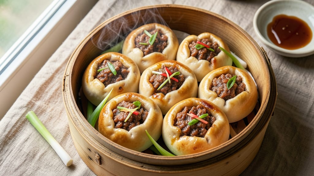 Chinese Steamed Pork Buns Baozi Recipe: Fluffy, Juicy Bites With Golden Crusts