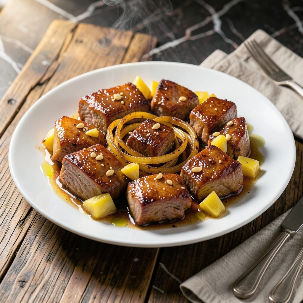 Pork Hamonado Pinoy Cooking Recipe: Pineapple-Glazed Sweet and Savory Delight