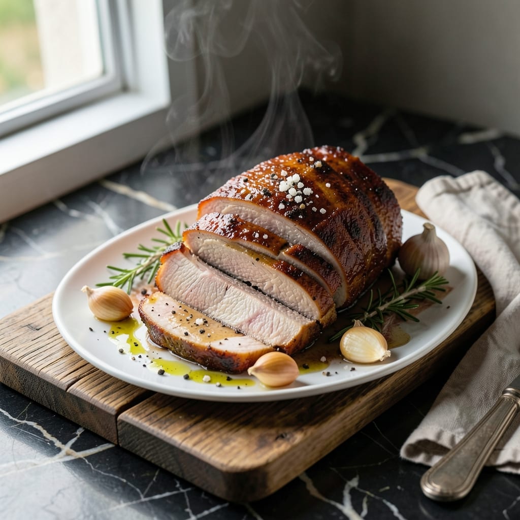 Diners Drive Ins And Dives Pork Roast Recipe: Guy Fieri's Garlic-Herb Crust