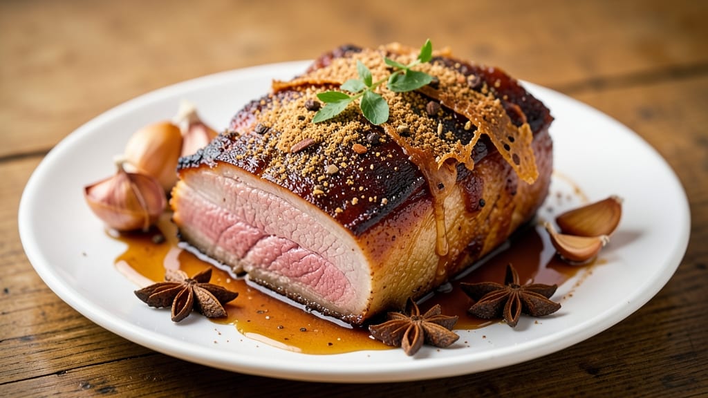 Café Delites Pork Loin Roast Recipe: Smoky Five-Spice Crust Meets Juicy Centers