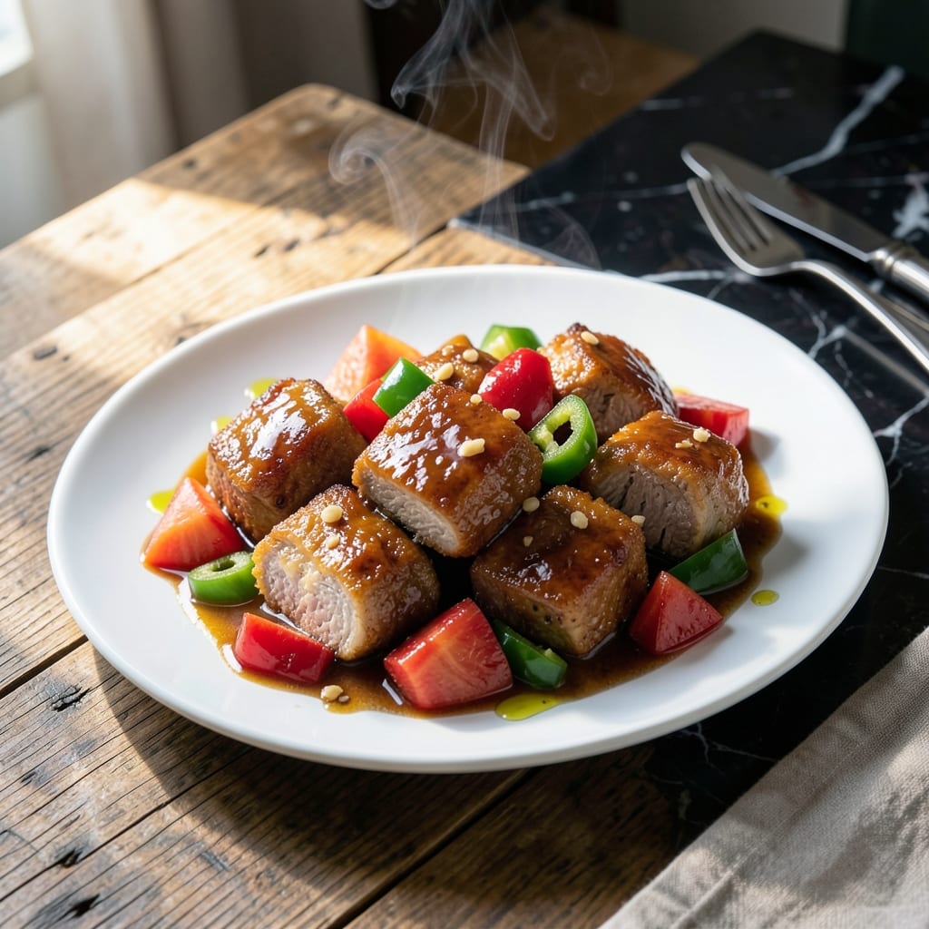 Sweet And Sour Pork Recipe Tasty: Wok-Tossed Crispy Bites With Tangy Glaze