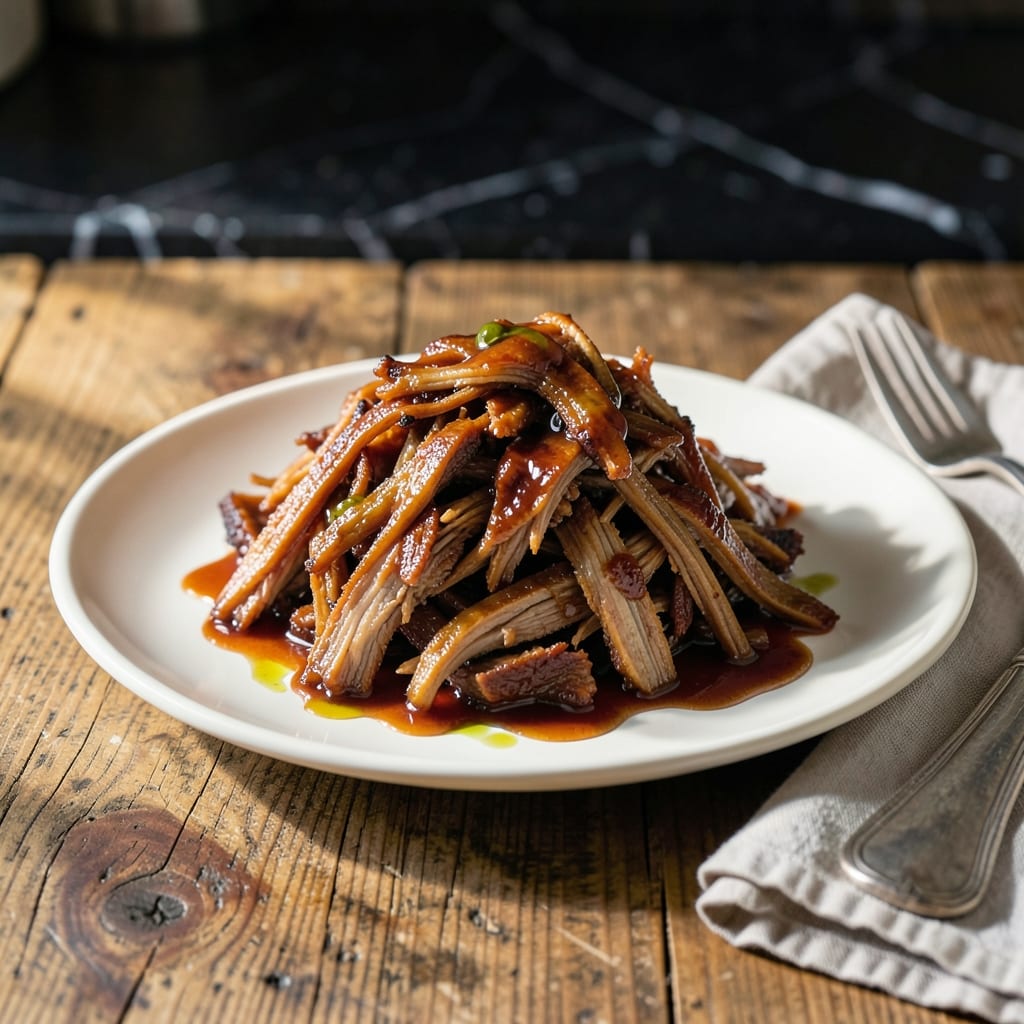 3 Ingredient Pulled Pork Slow Cooker Recipe: Hands-Off Savory Succulence