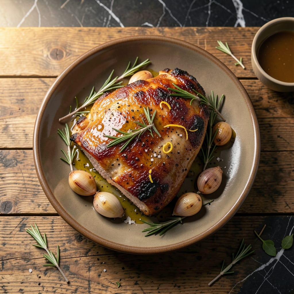 Pork Roast Recipe Christmas Dinner: Garlic and Rosemary Infused Festive Feast