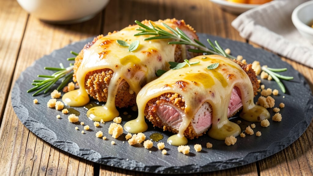 Cheesy Baked Pork Chops Recipe: Crispy Topped and Melty Inside