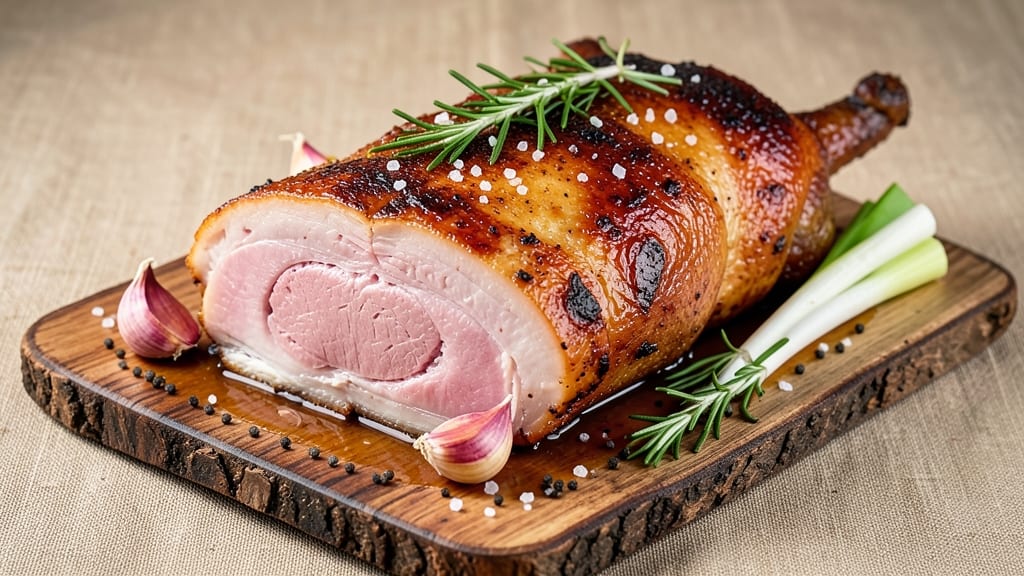Cebu Lechon Pork Belly Recipe: Slow-Roasted Crispy Bark With Celery Crown Garnish