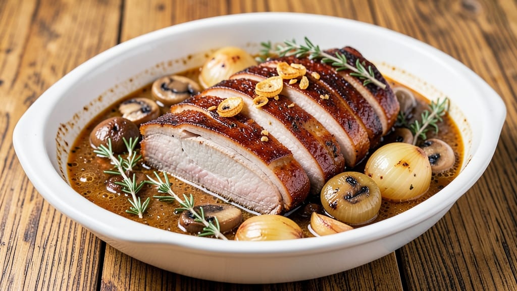 Braised Pork Belly With Mushrooms Recipe: Deep-Rich Sauce and Silky Meat