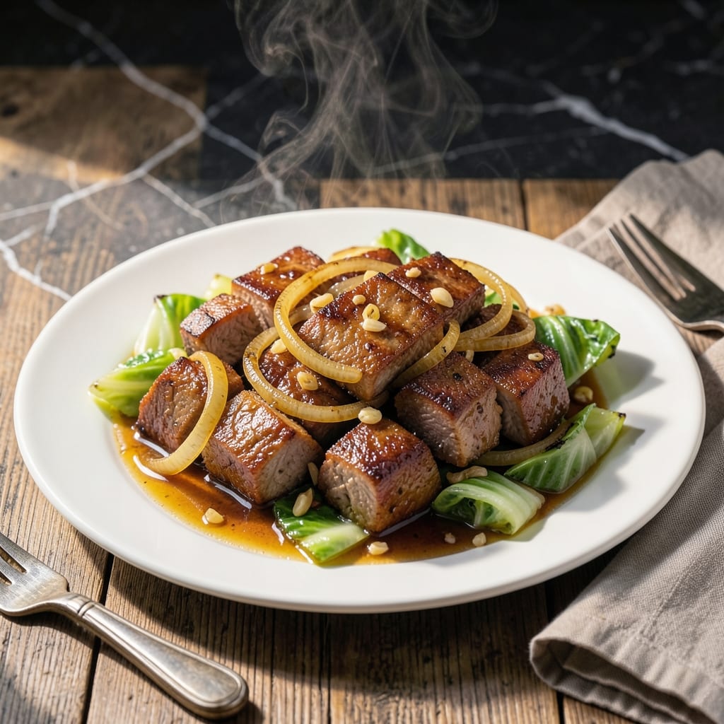 Pork Cushion With Cabbage Pressure Cooker Recipe: Set It and Forget It Savory Feast