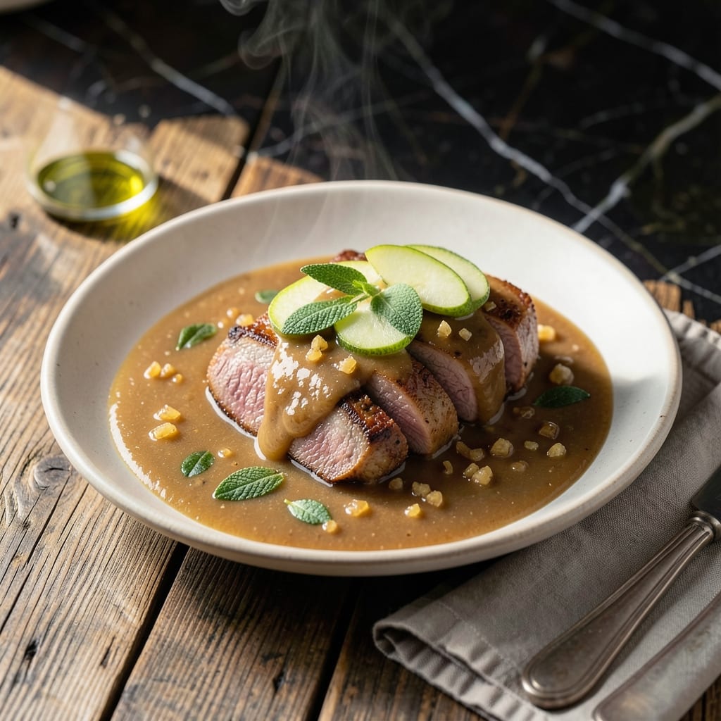 Apple Gravy Recipe for Pork: Rich Pan Sauce with Sage and Onion