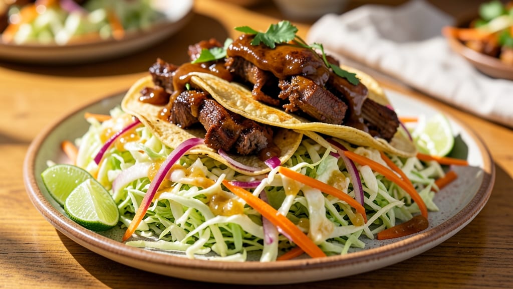 Coleslaw Recipe for Pulled Pork Tacos: Zesty Lime and Vinegar Crunch