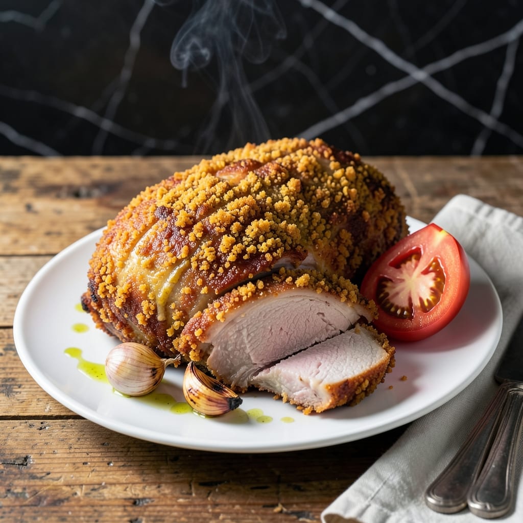 Breaded Pork Roast Recipe: Crunchy Crust and Moist Center