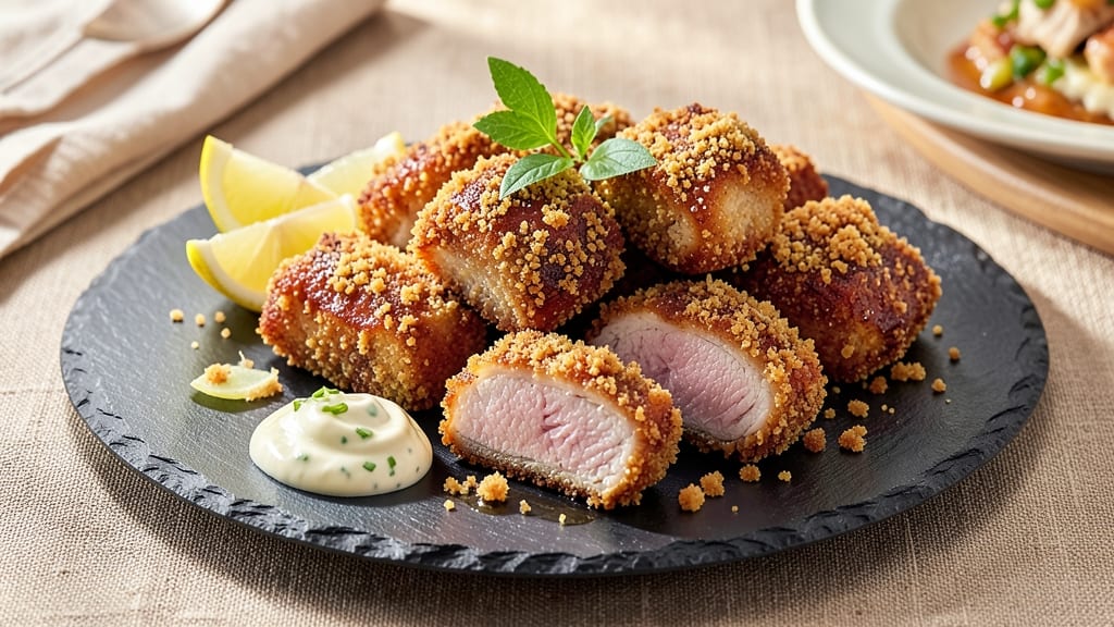 Breaded Pork Bites Recipe: Crispy Golden Bites With Juicy Centers