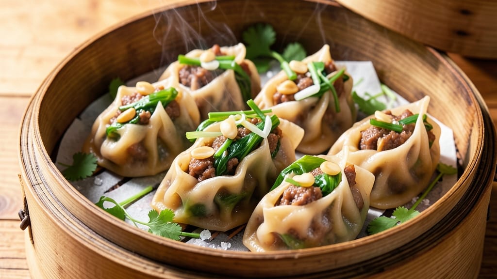 Chinese Pork Dumpling Recipe Steamed: Lightly Poached for Silky Wraps