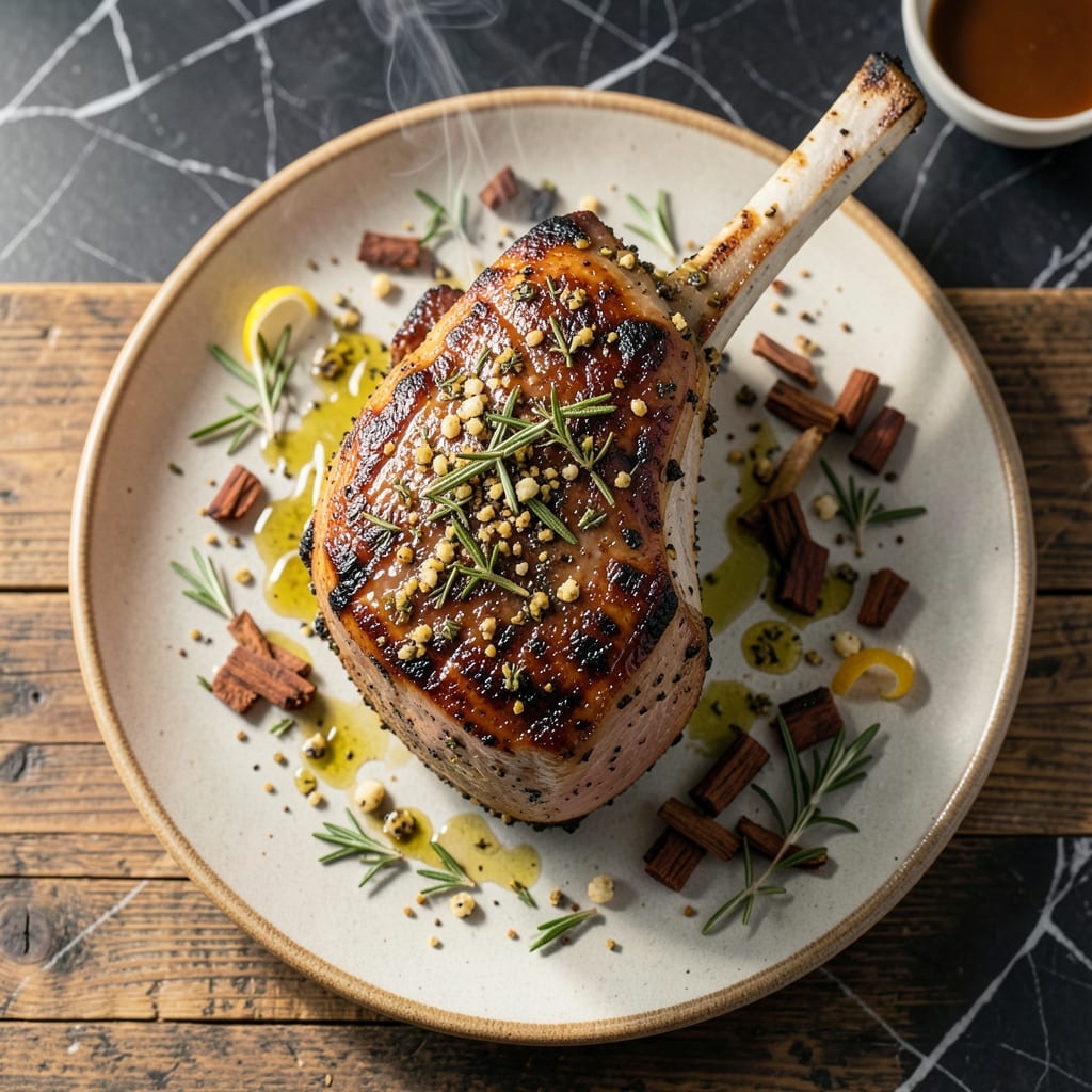 Grilled Bone In Pork Loin Roast Recipe: Applewood-Infused Juiciness