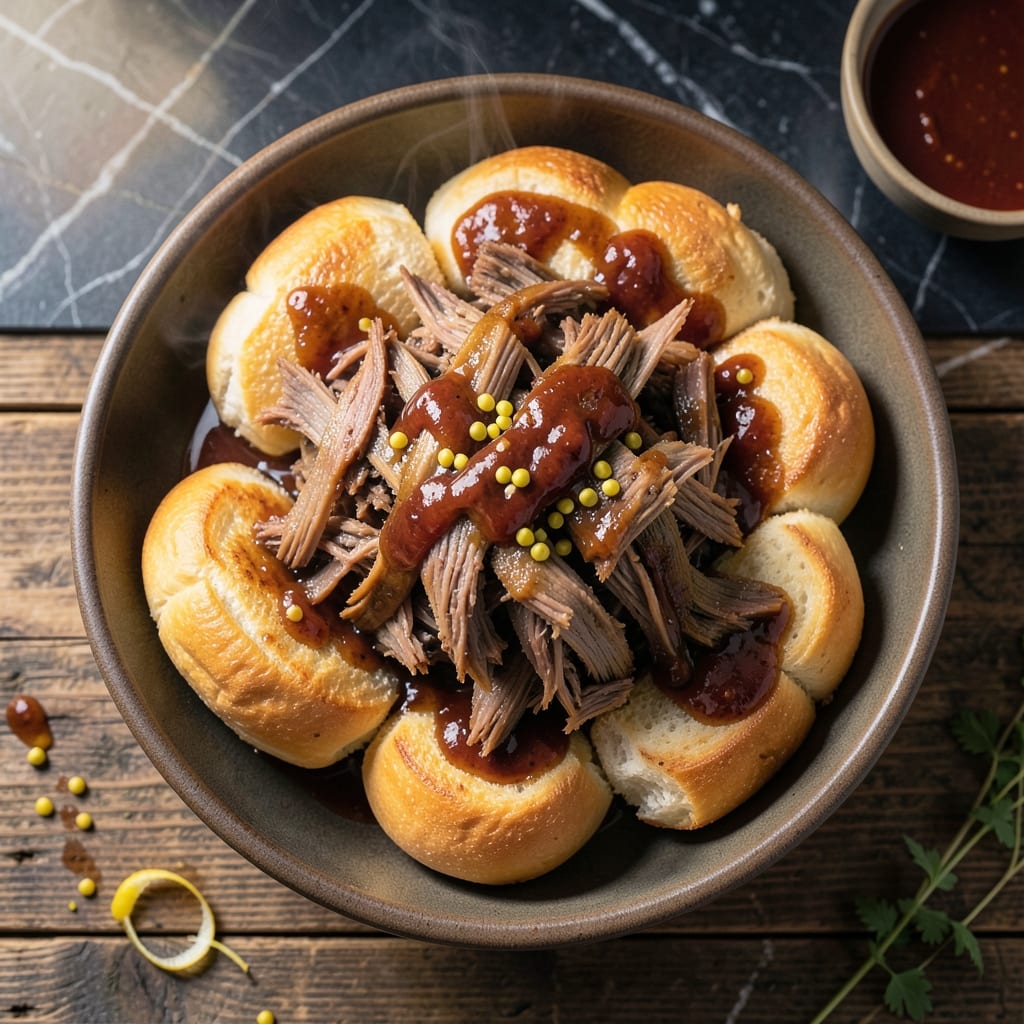 Crockpot Pulled Pork Recipe With Apple Cider Vinegar: Vinegar-Braised Fork-Tender Meat