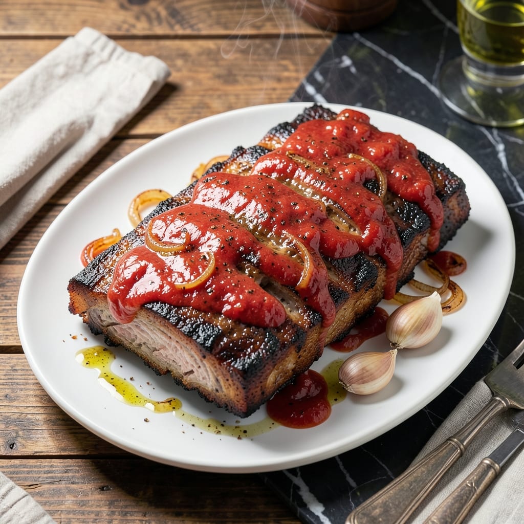 Pork Ribs With Tomato Sauce Recipe: Slow-Simmered Smoky Richness