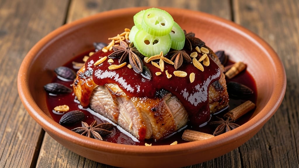 Coorg Chilli Pork Recipe: Smoky Five-Spice Crisp With Celery Crown Bite