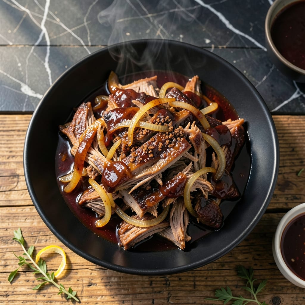 BBQ Pulled Pork Slow Cooker Recipe With Root Beer: Sweet and Smoky Fall-Off-The-Bone Tender
