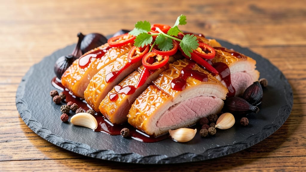 Chinese Spicy Pork Belly Recipe: Charred Crust Meets Silky Five-Spice Gloss