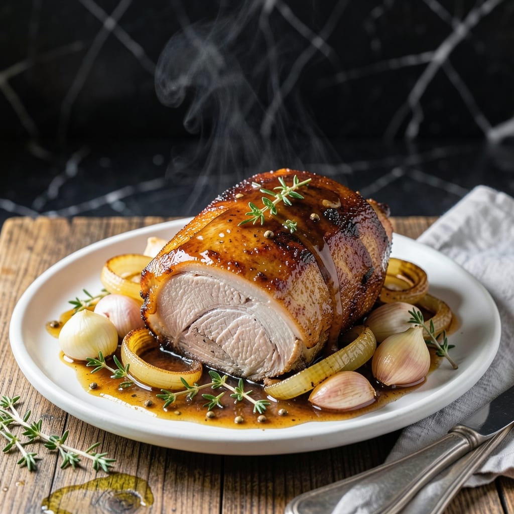 Tangy Slow Cooker Pork Roast Recipe: Apple Cider Vinegar Infused Succulence