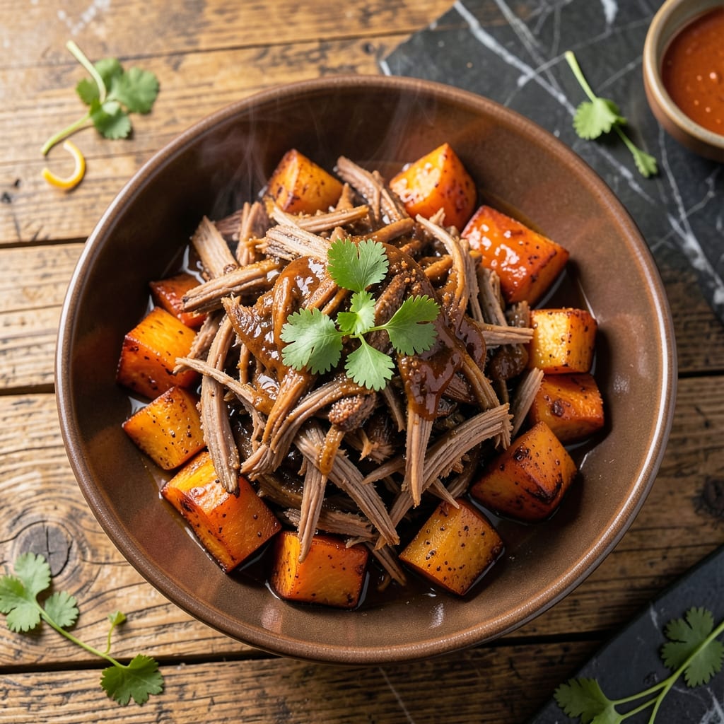 Pulled Pork Sweet Potato Recipe: Smoky Sweet Fall-Off-The-Bone Harmony