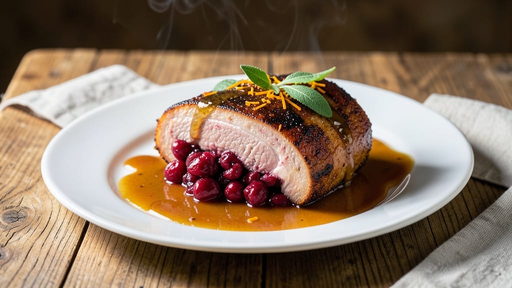 Cranberry-Stuffed Pork Tenderloin Recipe: Sweet-Tart Filling That Stays Juicy