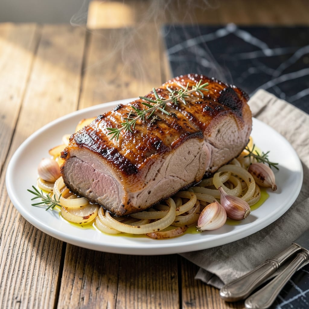 Bone In Pork Loin Crock Pot Recipe: Hands-Off Herb-Infused Succulence