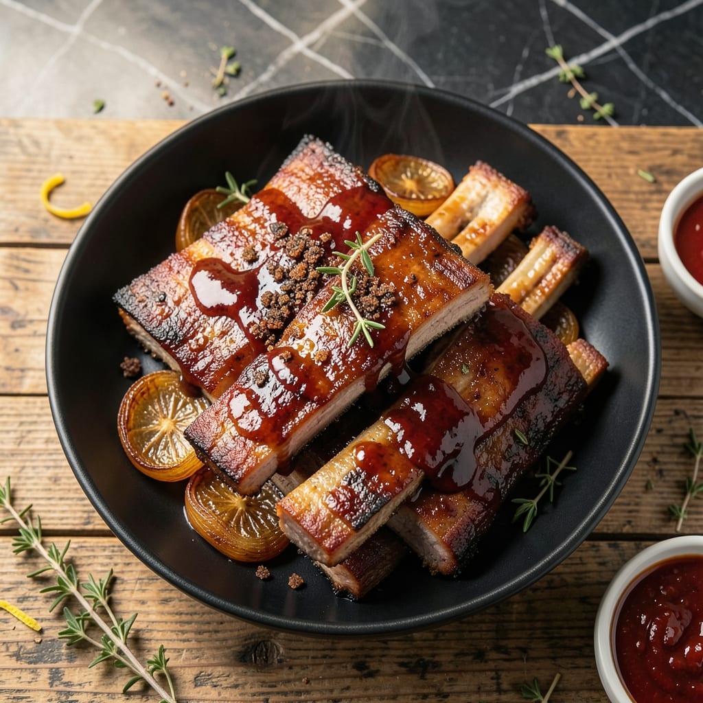 Recipe For Pressure Cooked Pork Ribs: Fall-Off-The-Bone In Under An Hour