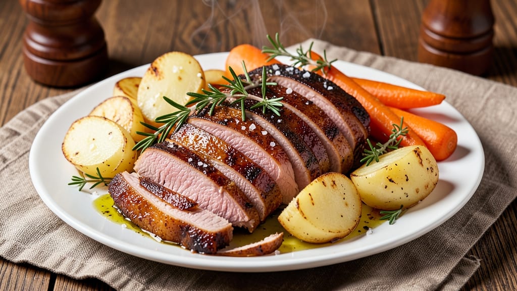 Boneless Pork Loin Roast Recipe with Potatoes and Carrots: One-Pan Sunday Dinner Magic