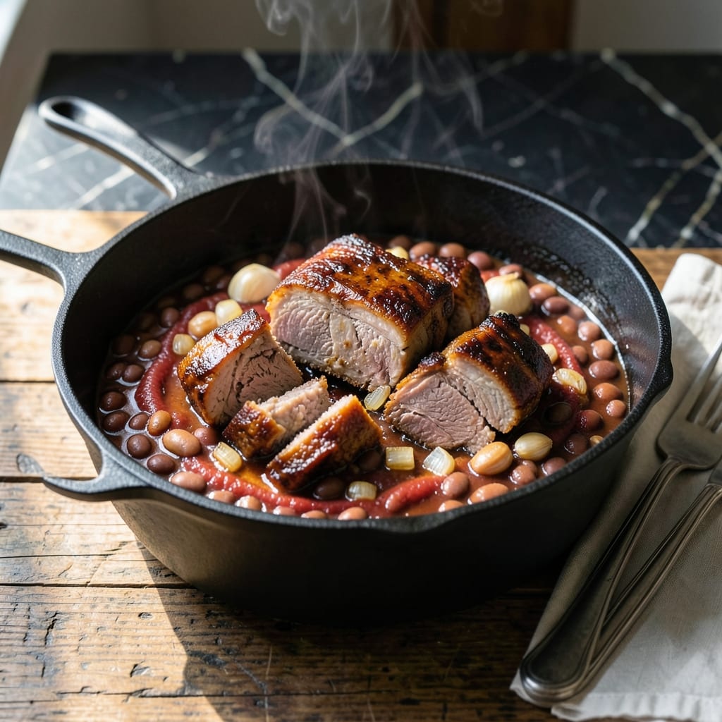 Pork and Beans Recipe: Smoky Sweetness in a One-Pot Meal