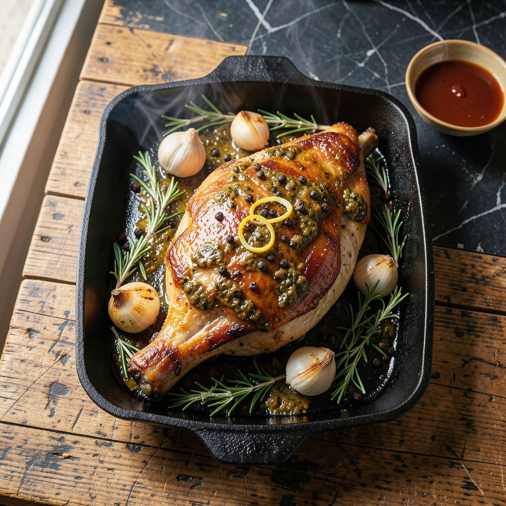 Pork Leg Shank Roast Recipe: Slow-Cooked Succulence With Herb Crust