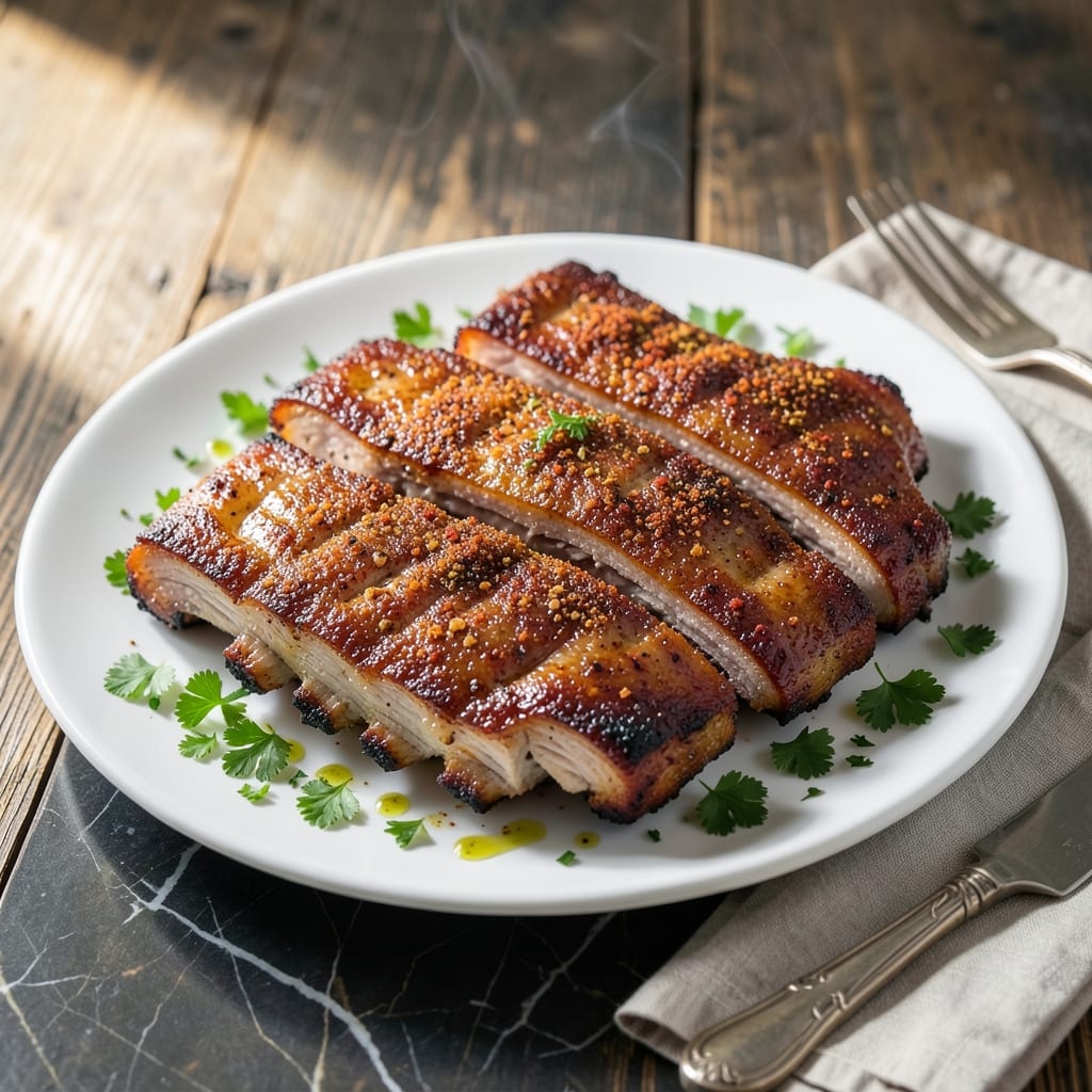 Air Fry Pork Spare Ribs Recipe: Fall-Off-The-Bone Without The Oven