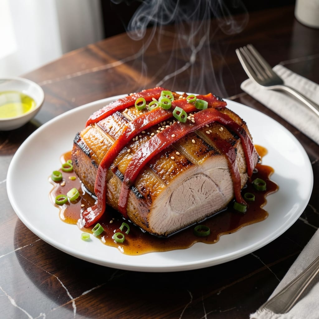 Ming Tsai Red Roast Pork Recipe: Chinese BBQ Glaze With Five-Spice
