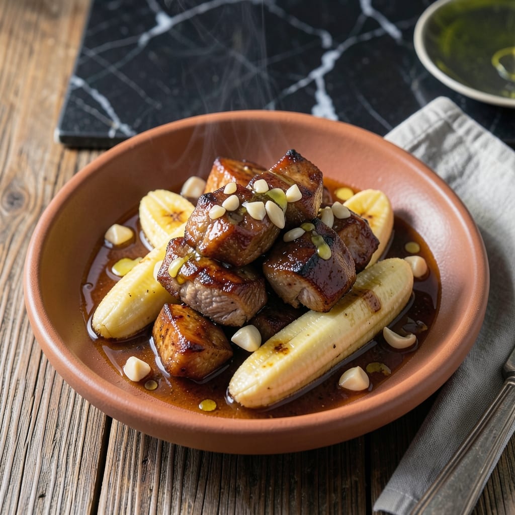 Pork With Saba Banana Recipe: Sweet and Savory Filipino Fusion