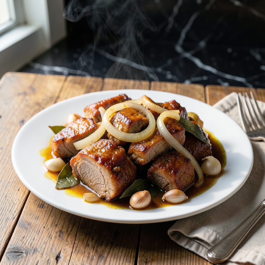 Sweet Pork Adobo Recipe Pinoy: Tangy-Sweet Braised Pork with Garlic and Soy