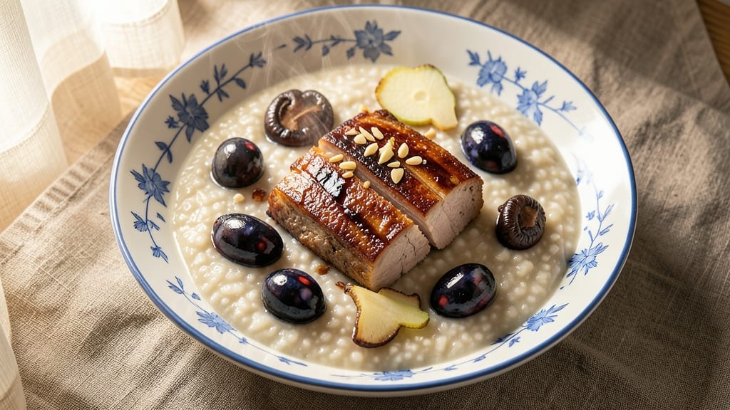 Century Egg Pork Porridge Recipe: Umami-Rich Silken Texture With Preserved Egg Bite