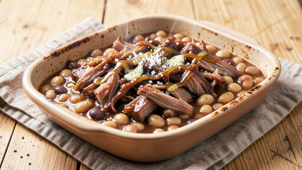 Bush's Baked Beans With Pulled Pork Recipe: Smoky-Sweet Sauce That Caramelizes Over Heat