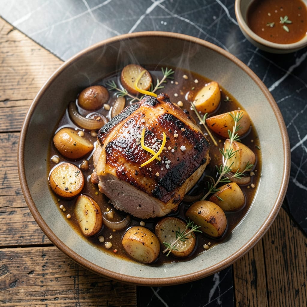 Pork Roast Au Jus Recipe: Slow-Roasted Succulence With Rich Pan Sauce