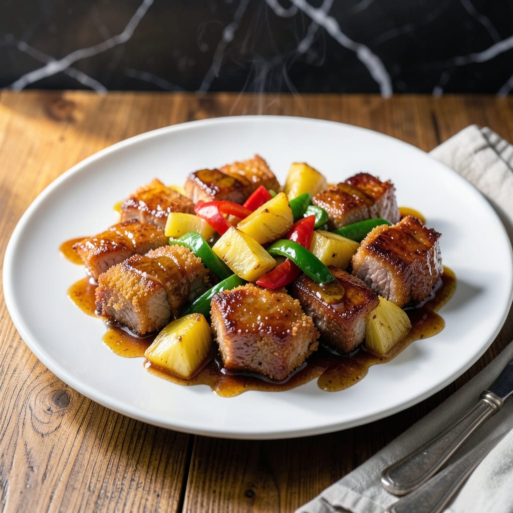 Sweet and Sour Pork Recipe UK: Crispy Bites With Tangy Pineapple Glaze