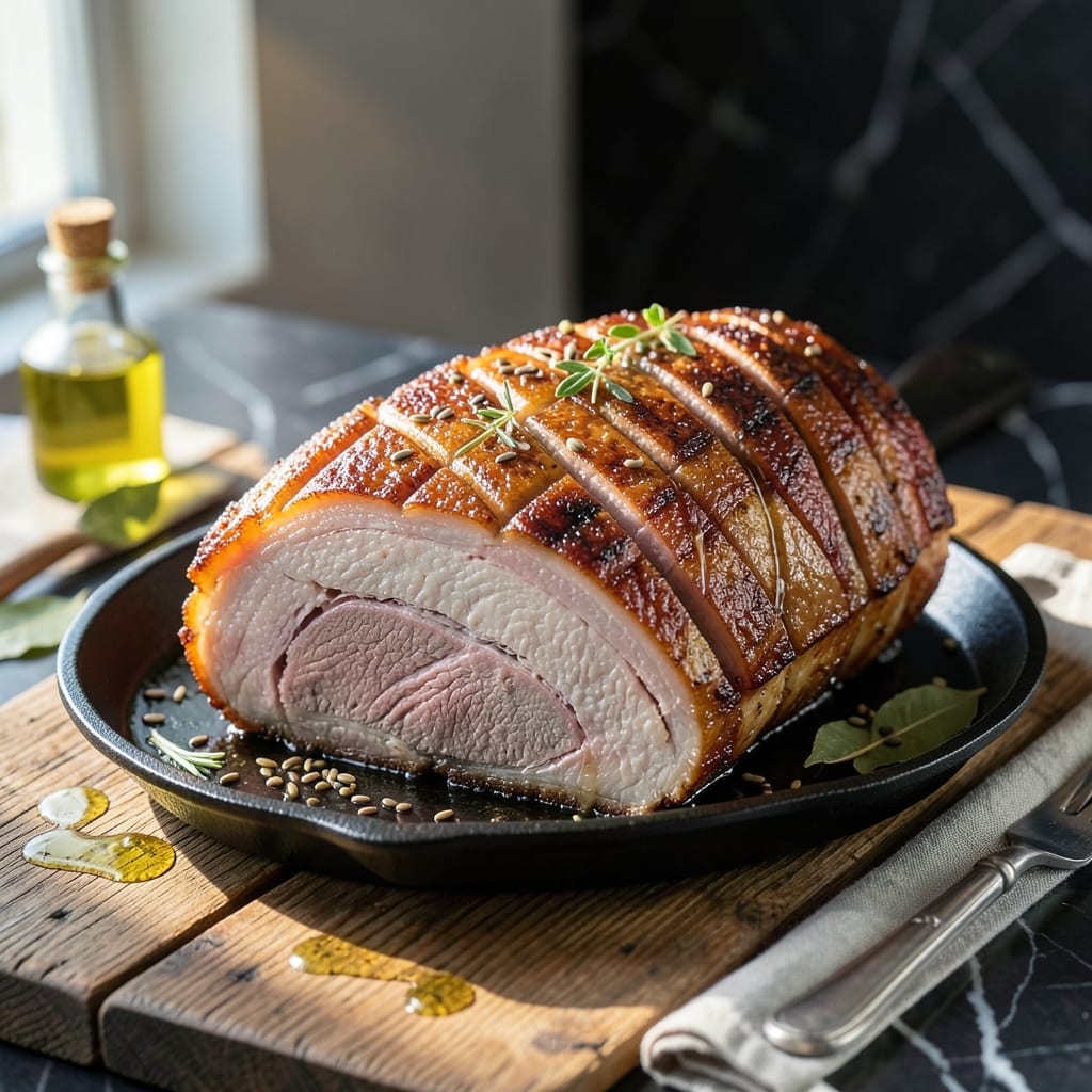 German Roast Pork Belly Recipe: Crispy Skin and Succulent Layers