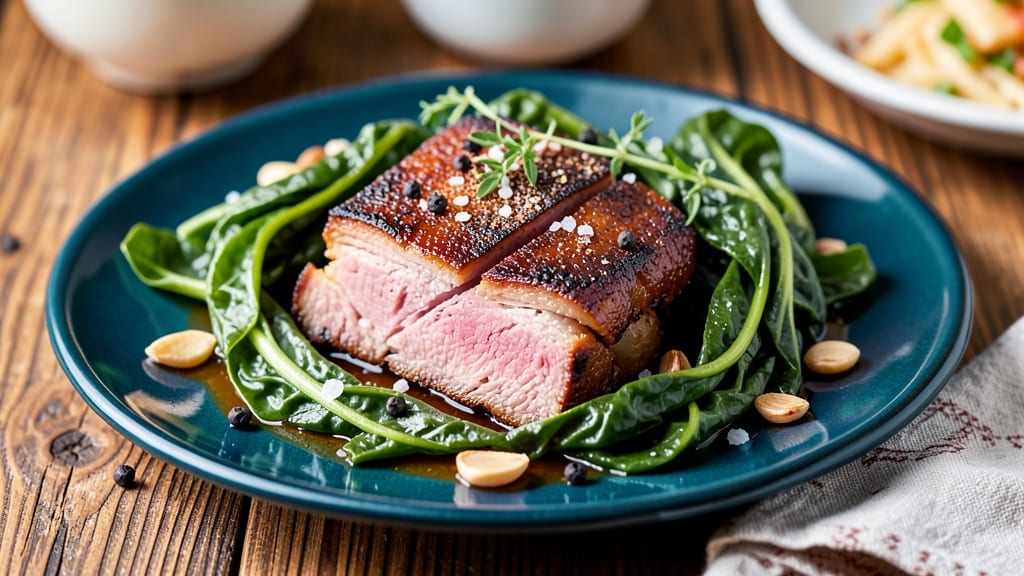 Collard Greens and Pork Belly Recipe: Smoky-Spiced Crunch Meets Silky Greens