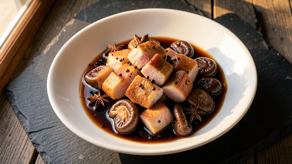 Chinese Braised Pork and Mushrooms Recipe: Deep Umami Richness in One Pot