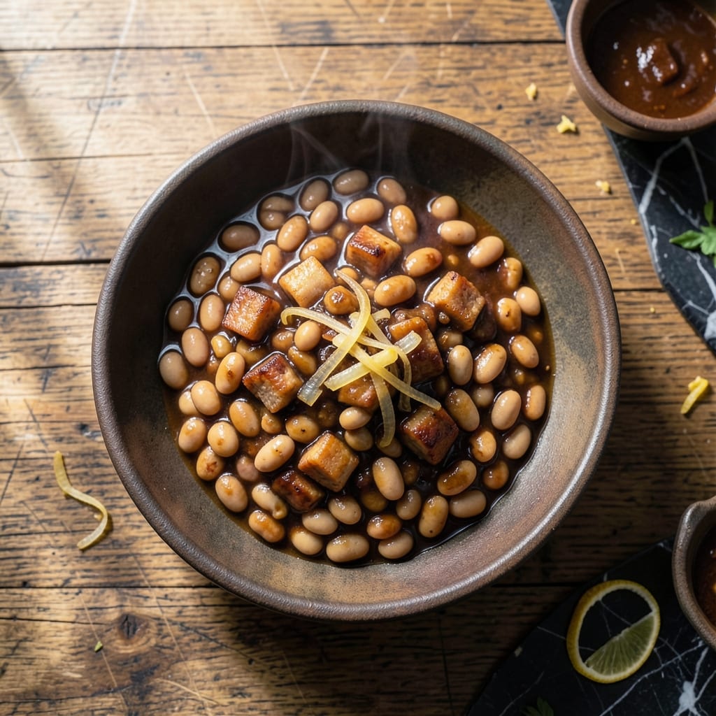 Baked Beans With Salt Pork Recipe: Slow-Simmered Smoky Sweetness