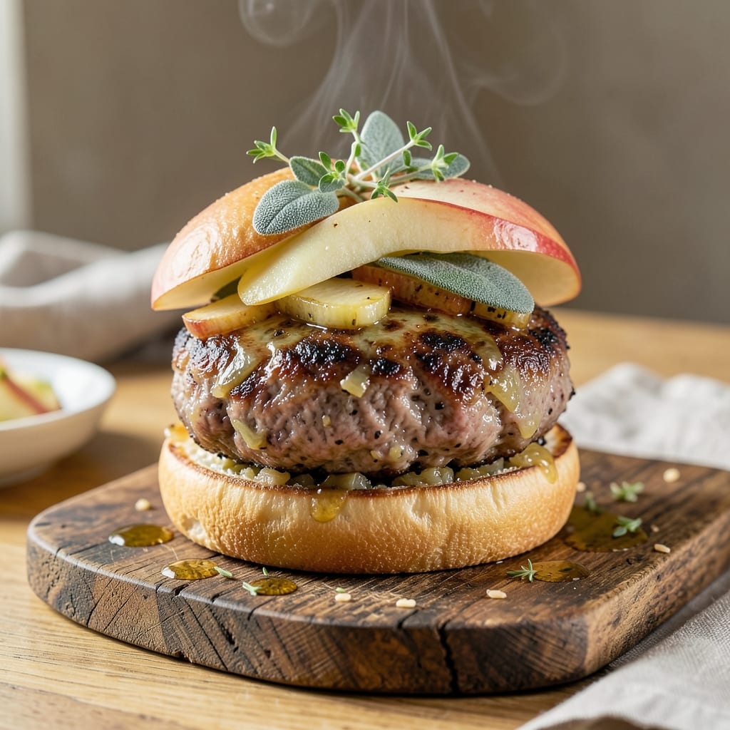 Pork and Apple Burger Recipe Jamie Oliver: Sweet-Savory Grill Masterpiece
